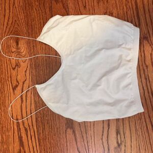 Free-people Women's White and Cream Vest